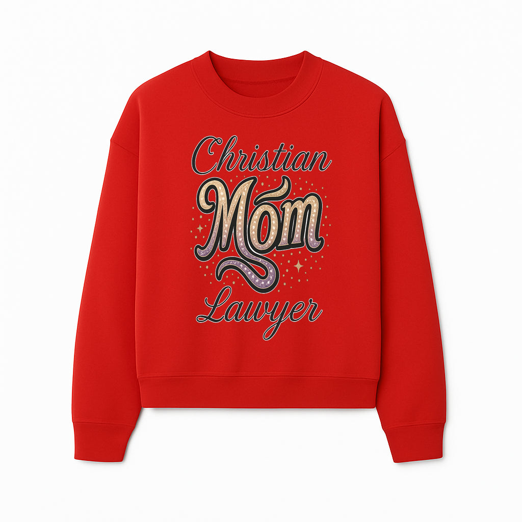 Christian Mom Lawyer Graphic Tee - Unique Design for Attorneys and Mothers - Perfect Gift for Legal Professionals - Sweatshirt 1758263713586.jpg