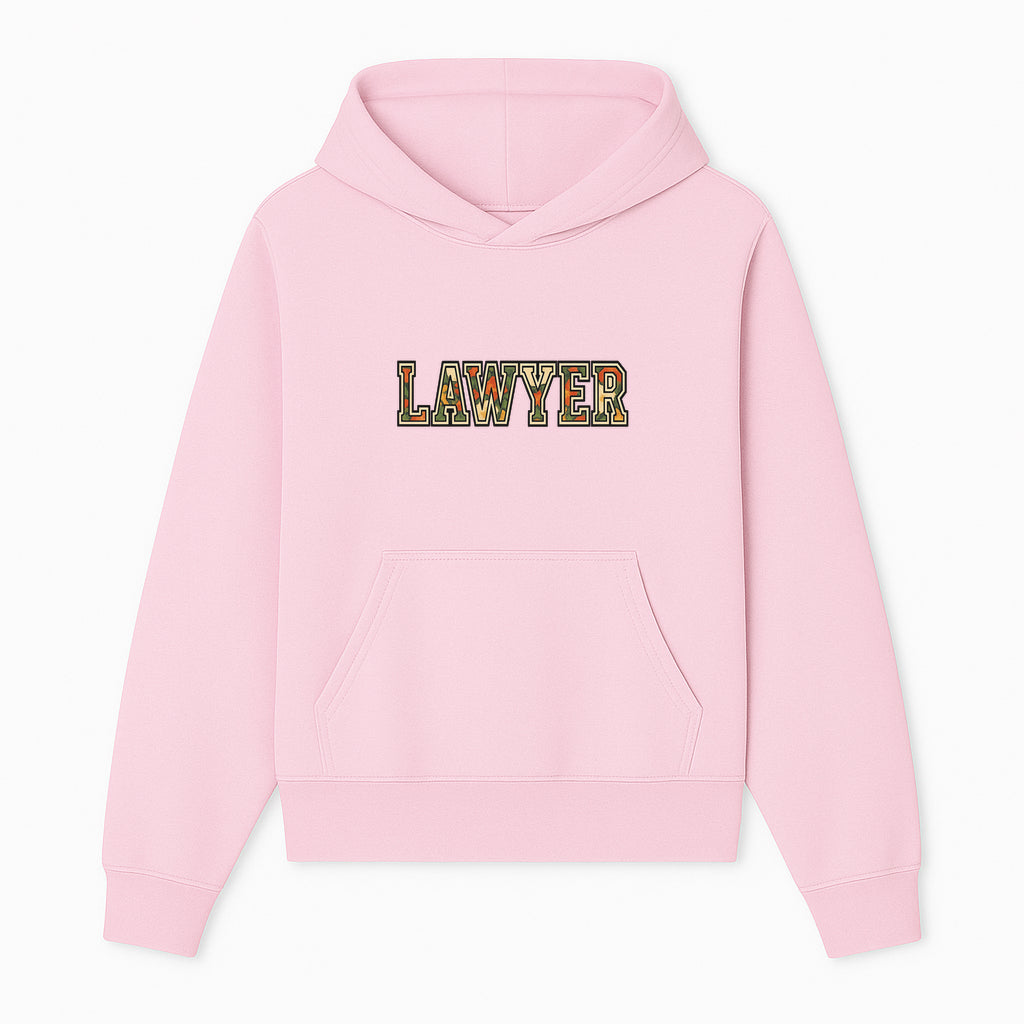 Colorful 'Lawyer' Wall Art Print - Unique Home Decor for Attorneys, Legal Professionals, and Law Graduates - Hoodie 1758263713851.jpg