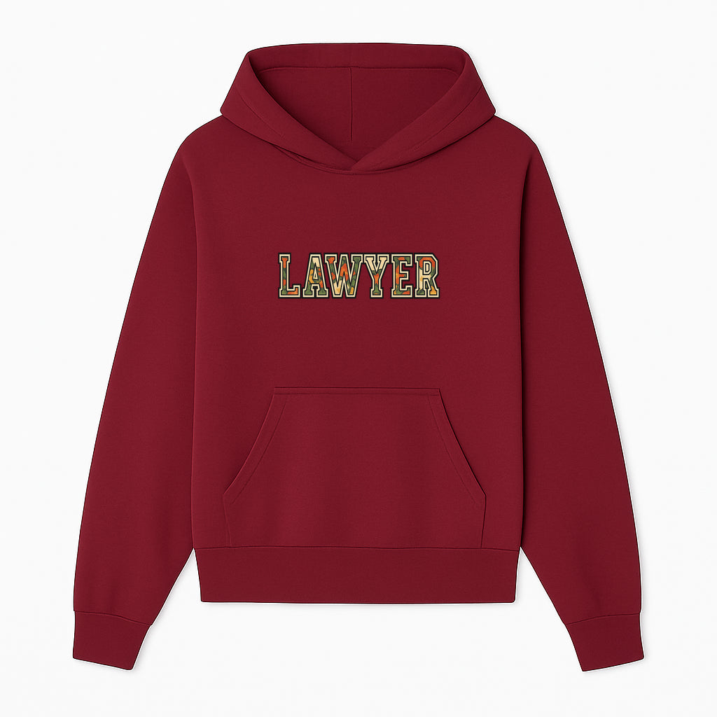 Colorful 'Lawyer' Wall Art Print - Unique Home Decor for Attorneys, Legal Professionals, and Law Graduates - Hoodie 1758263713998.jpg