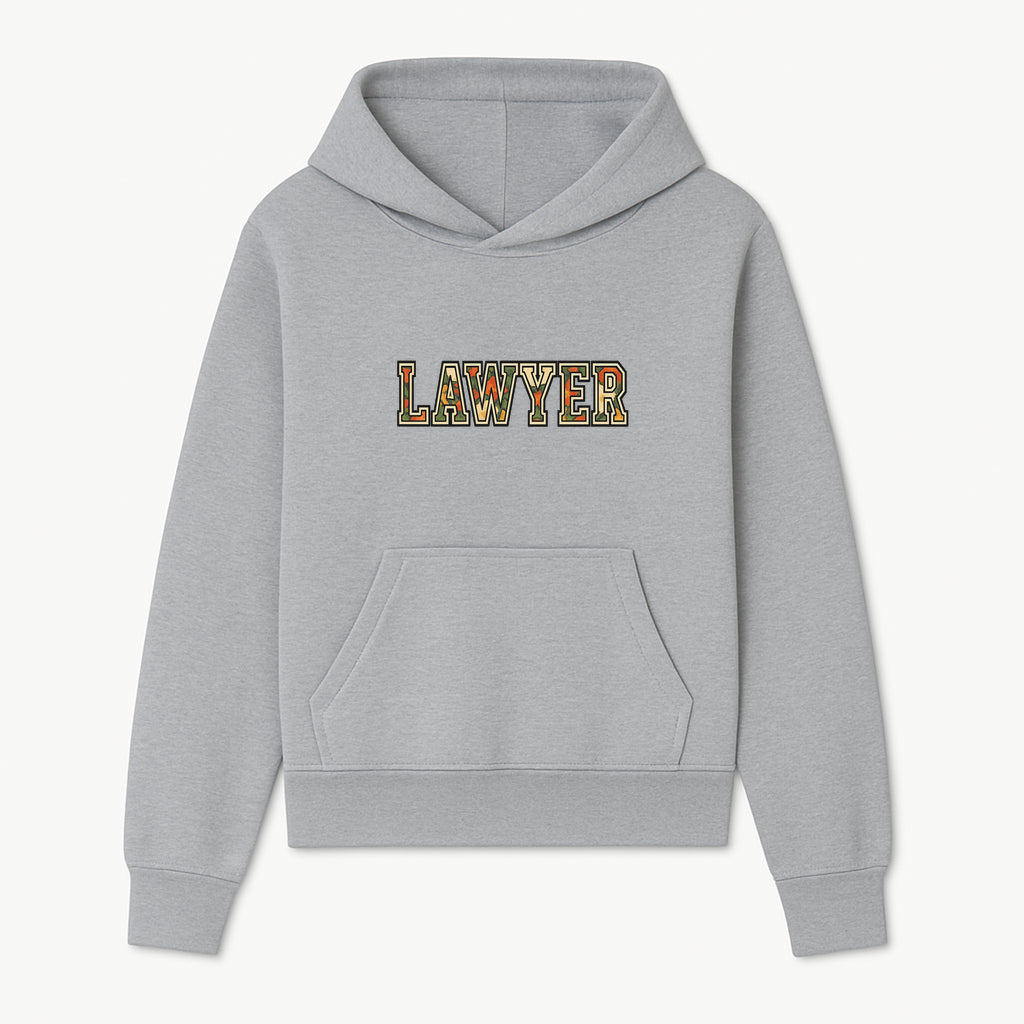Colorful 'Lawyer' Wall Art Print - Unique Home Decor for Attorneys, Legal Professionals, and Law Graduates - Hoodie 1758263714475.jpg