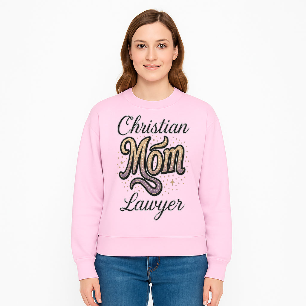Christian Mom Lawyer Graphic Tee - Unique Design for Attorneys and Mothers - Perfect Gift for Legal Professionals - Sweatshirt 1758263715233.jpg