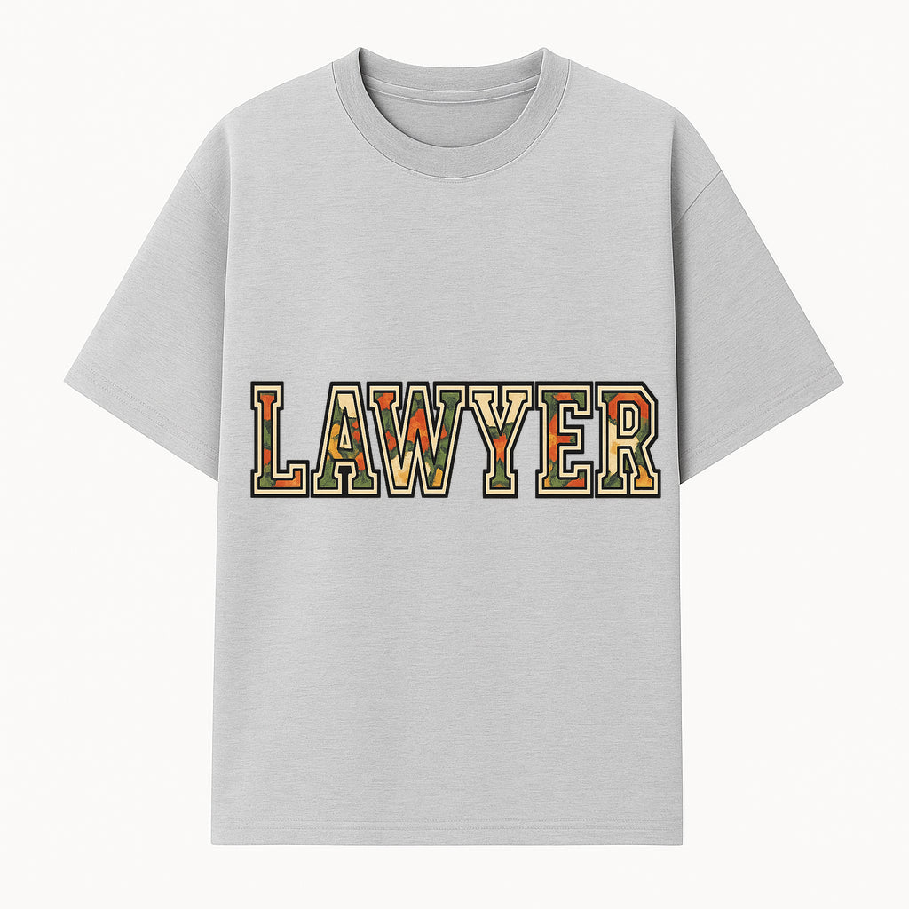 Colorful 'Lawyer' Wall Art Print - Unique Home Decor for Attorneys, Legal Professionals, and Law Graduates - T-shirt 1758263716029.jpg