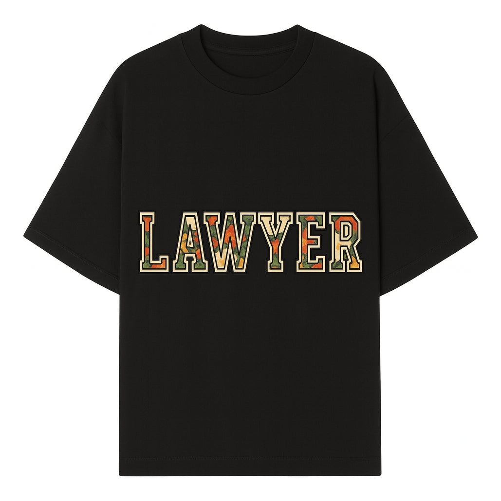 Colorful 'Lawyer' Wall Art Print - Unique Home Decor for Attorneys, Legal Professionals, and Law Graduates - T-shirt 1758263716192.jpg