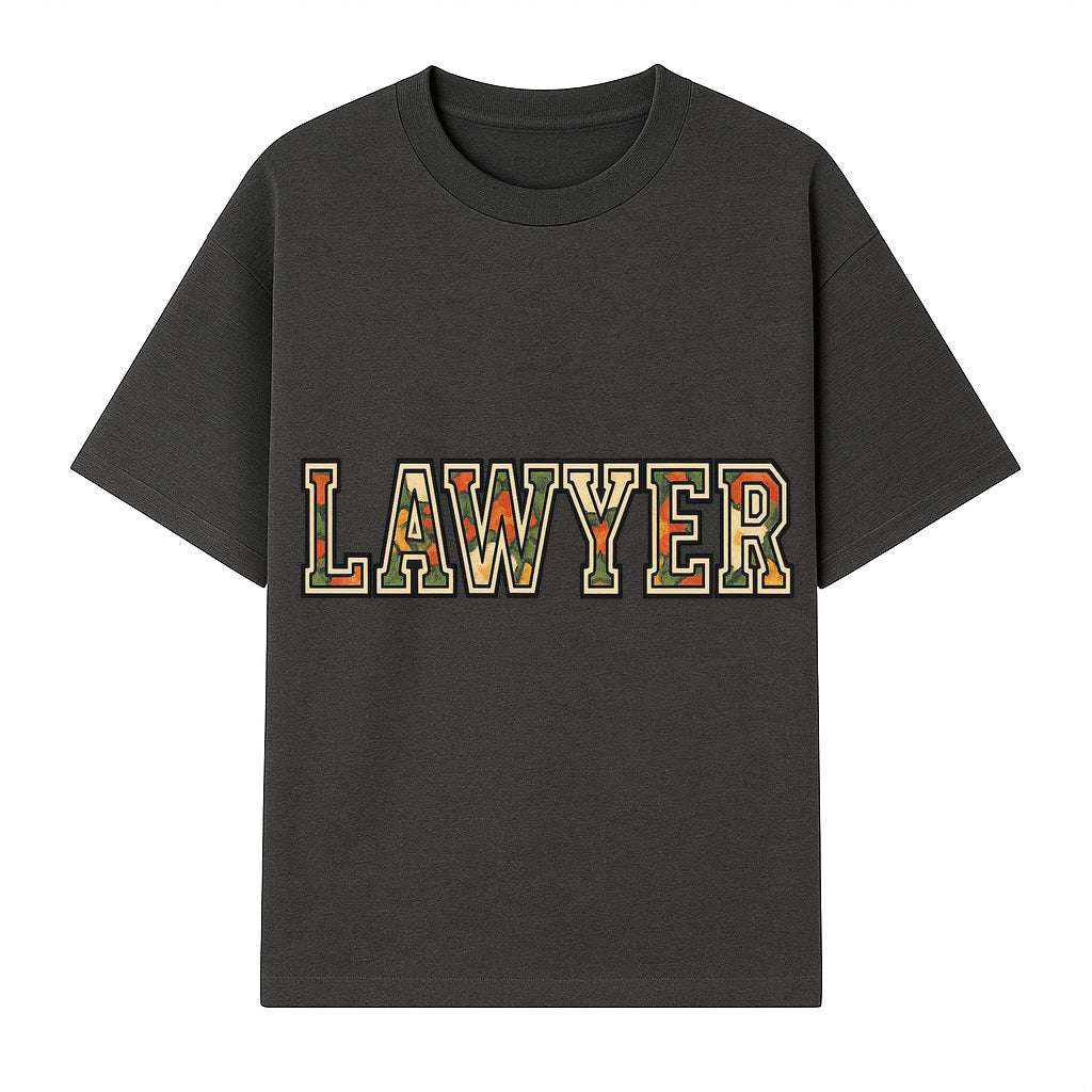Colorful 'Lawyer' Wall Art Print - Unique Home Decor for Attorneys, Legal Professionals, and Law Graduates - T-shirt 1758263716336.jpg