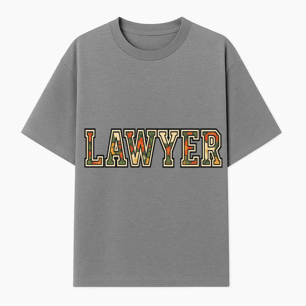 Colorful 'Lawyer' Wall Art Print - Unique Home Decor for Attorneys, Legal Professionals, and Law Graduates - T-shirt 1758263716666.jpg