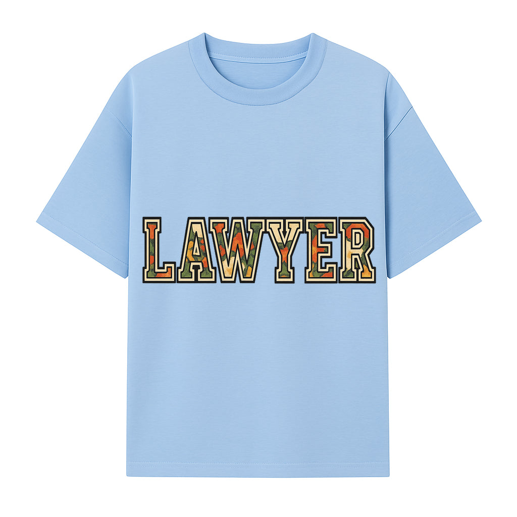 Colorful 'Lawyer' Wall Art Print - Unique Home Decor for Attorneys, Legal Professionals, and Law Graduates - T-shirt 1758263716819.jpg