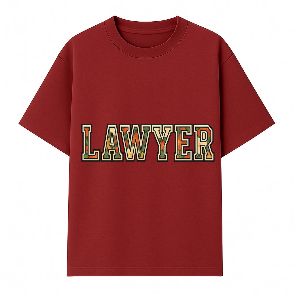 Colorful 'Lawyer' Wall Art Print - Unique Home Decor for Attorneys, Legal Professionals, and Law Graduates - T-shirt 1758263717101.jpg