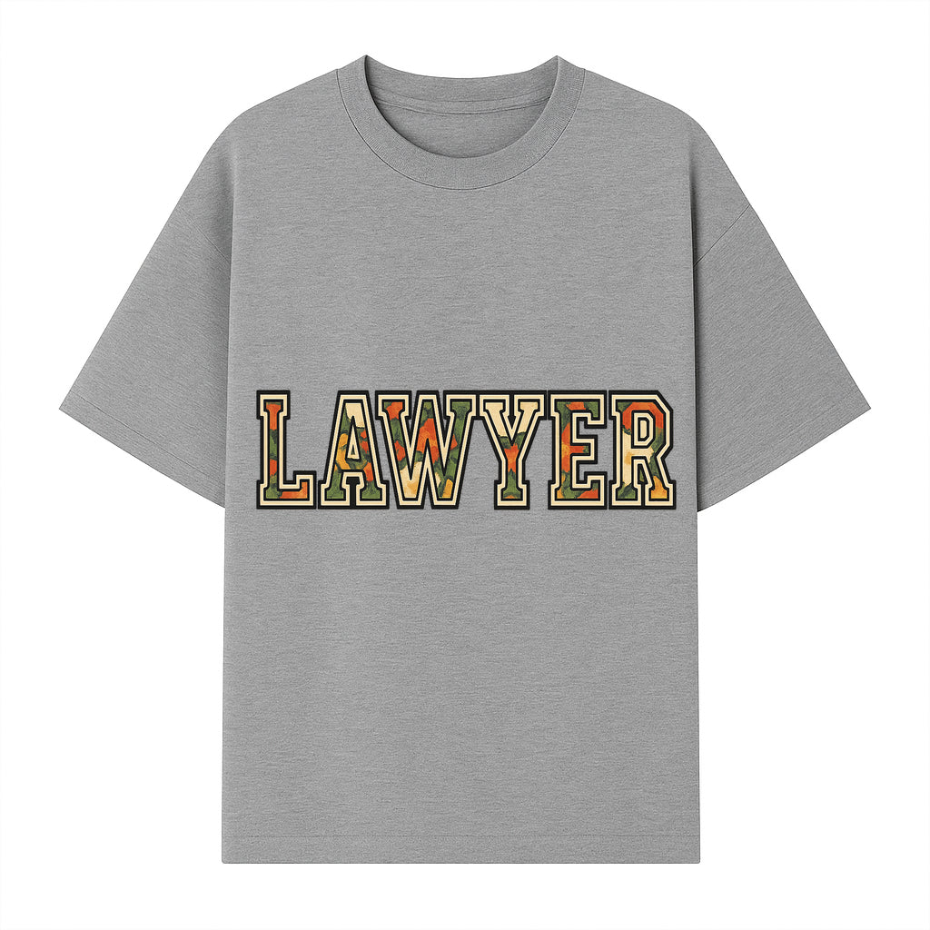 Colorful 'Lawyer' Wall Art Print - Unique Home Decor for Attorneys, Legal Professionals, and Law Graduates - T-shirt 1758263717609.jpg