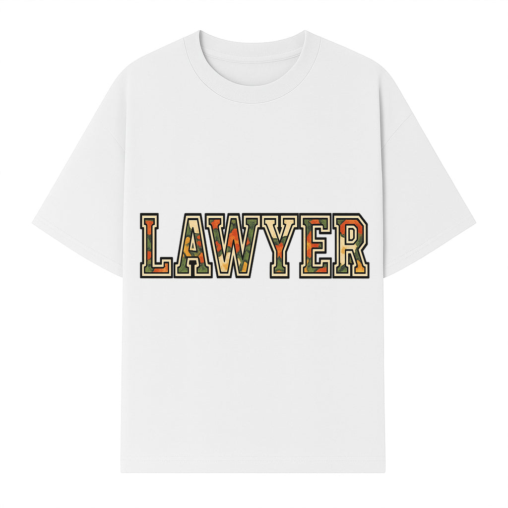 Colorful 'Lawyer' Wall Art Print - Unique Home Decor for Attorneys, Legal Professionals, and Law Graduates - T-shirt 1758263717758.jpg