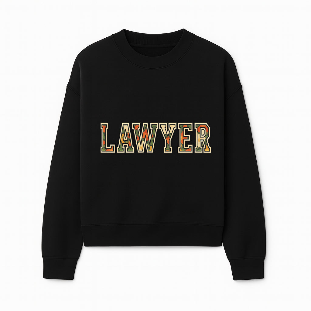 Colorful 'Lawyer' Wall Art Print - Unique Home Decor for Attorneys, Legal Professionals, and Law Graduates - Sweatshirt 1758263719362.jpg