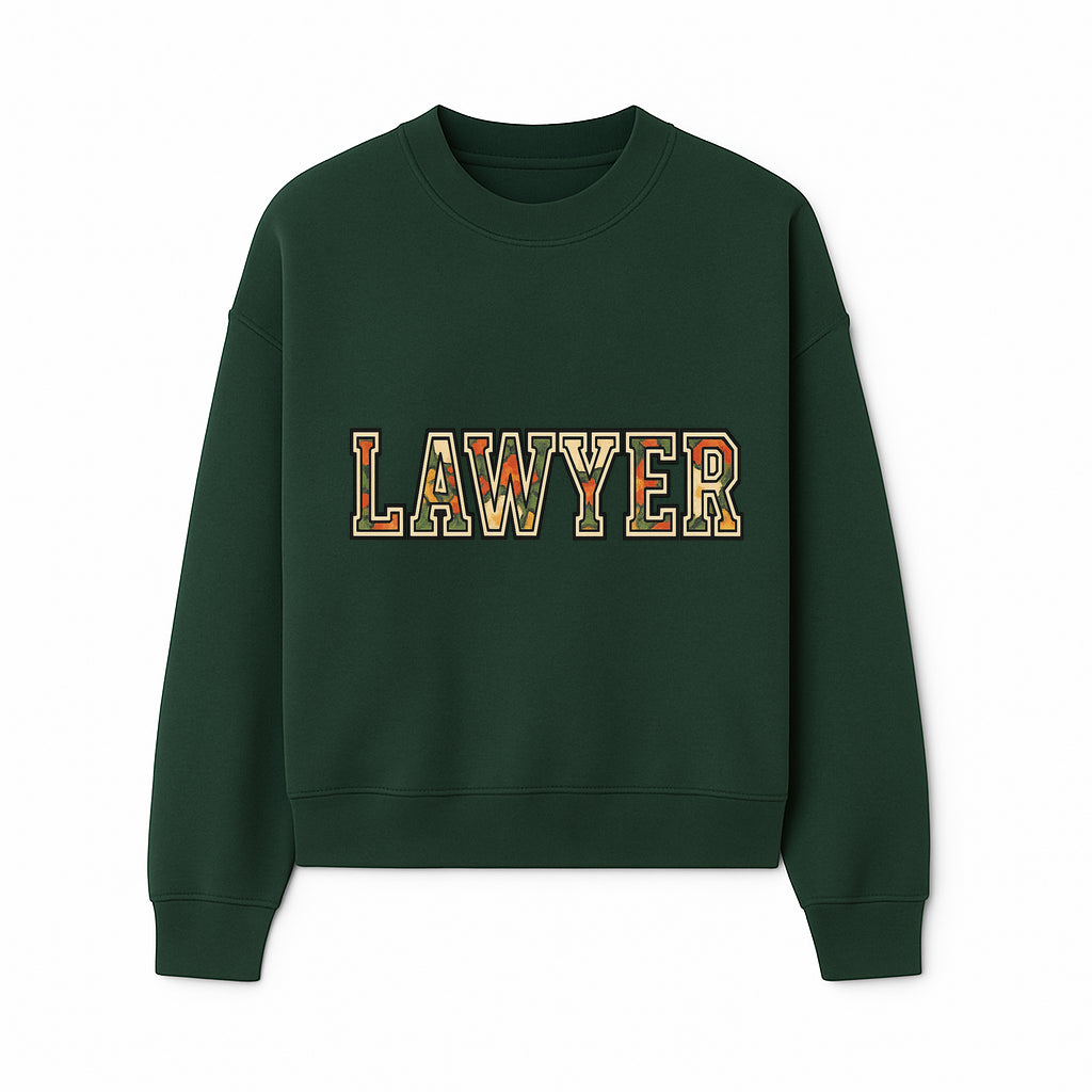 Colorful 'Lawyer' Wall Art Print - Unique Home Decor for Attorneys, Legal Professionals, and Law Graduates - Sweatshirt 1758263719719.jpg