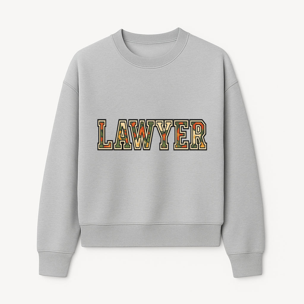 Colorful 'Lawyer' Wall Art Print - Unique Home Decor for Attorneys, Legal Professionals, and Law Graduates - Sweatshirt 1758263719874.jpg