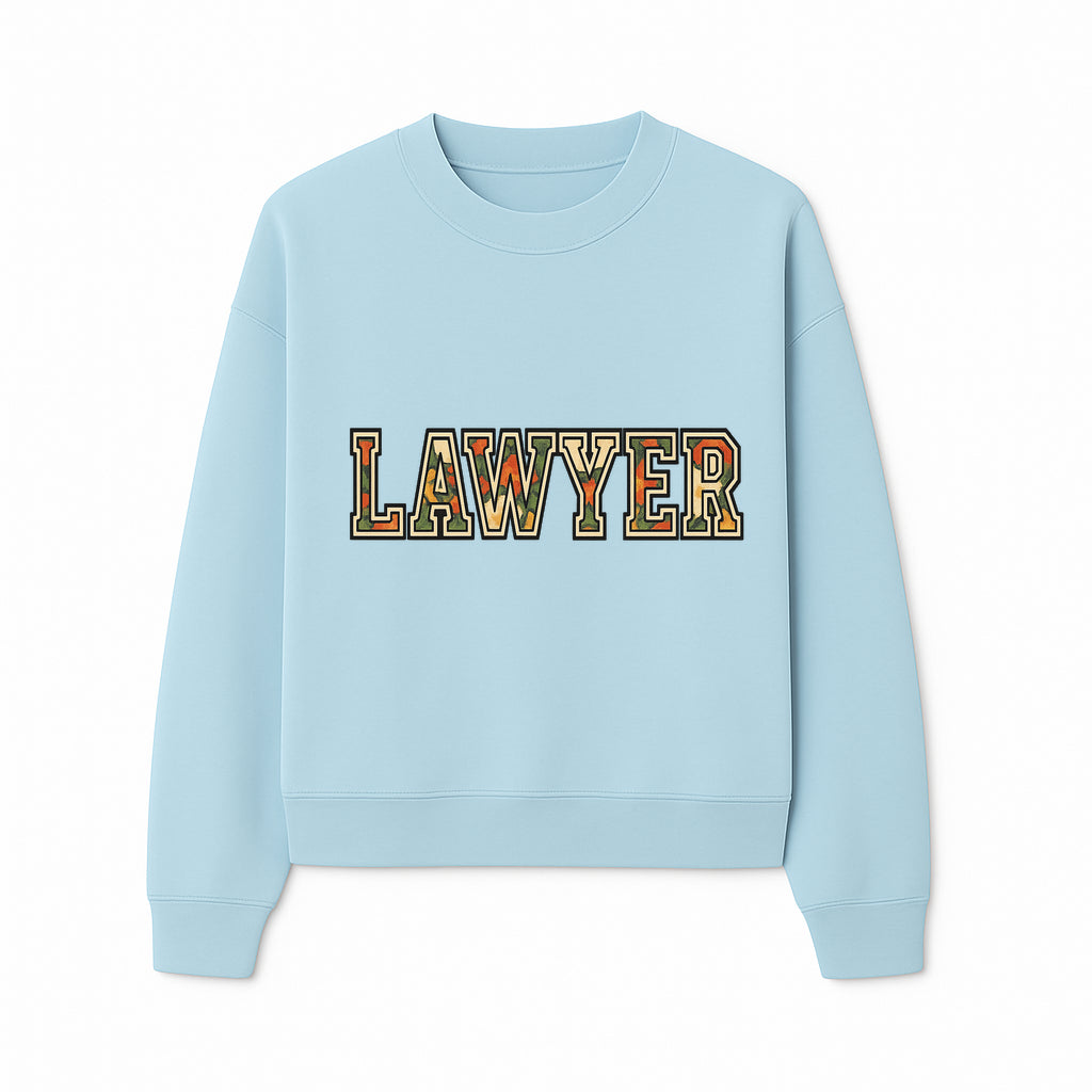 Colorful 'Lawyer' Wall Art Print - Unique Home Decor for Attorneys, Legal Professionals, and Law Graduates - Sweatshirt 1758263720044.jpg