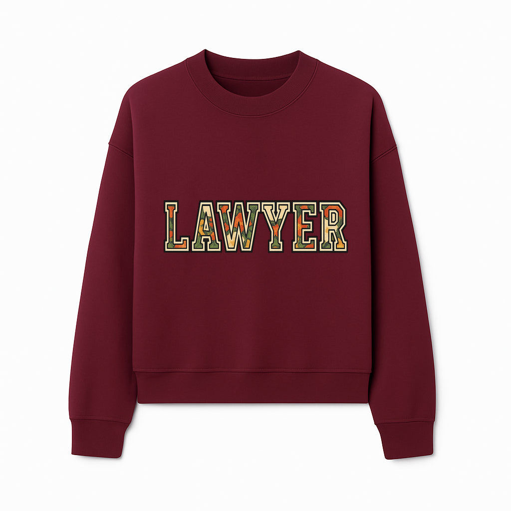 Colorful 'Lawyer' Wall Art Print - Unique Home Decor for Attorneys, Legal Professionals, and Law Graduates - Sweatshirt 1758263720334.jpg
