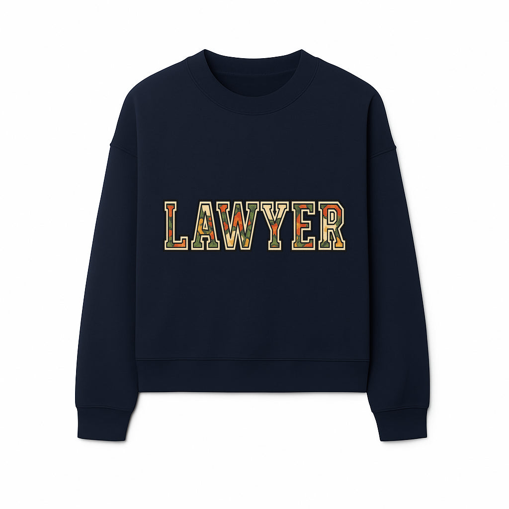 Colorful 'Lawyer' Wall Art Print - Unique Home Decor for Attorneys, Legal Professionals, and Law Graduates - Sweatshirt 1758263720466.jpg