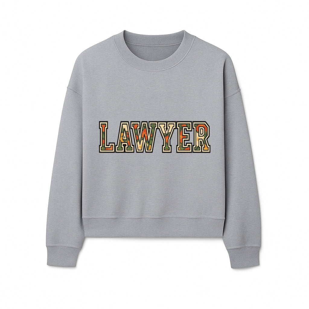 Colorful 'Lawyer' Wall Art Print - Unique Home Decor for Attorneys, Legal Professionals, and Law Graduates - Sweatshirt 1758263720811.jpg