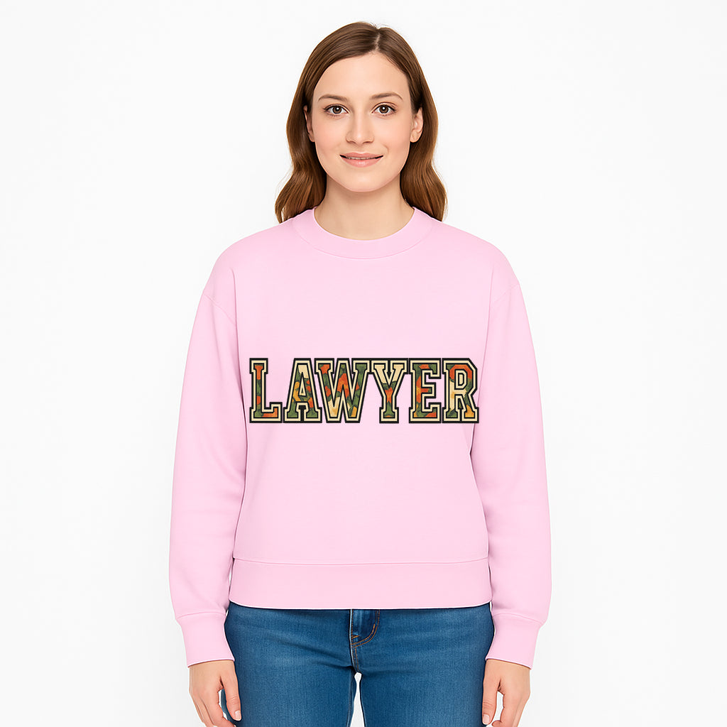 Colorful 'Lawyer' Wall Art Print - Unique Home Decor for Attorneys, Legal Professionals, and Law Graduates - Sweatshirt 1758263722260.jpg