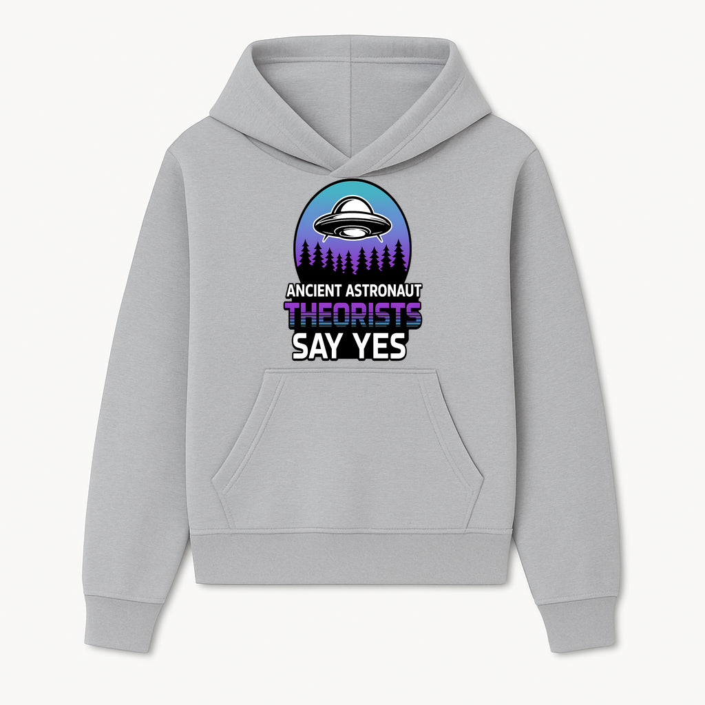 Ancient Astronaut Theorists Say Yes UFO Graphic Tee | Alien Shirt for Believers | Funny Themed Apparel for Science Fiction Fans - Hoodie 1758273077775.jpg