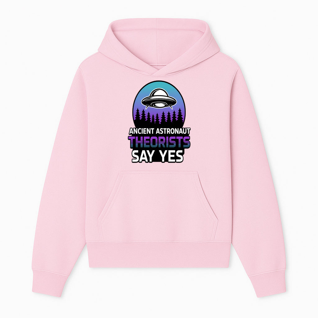 Ancient Astronaut Theorists Say Yes UFO Graphic Tee | Alien Shirt for Believers | Funny Themed Apparel for Science Fiction Fans - Hoodie 1758273078668.jpg