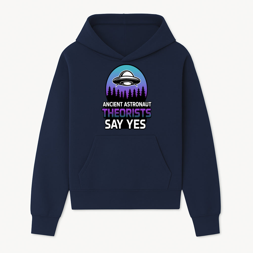 Ancient Astronaut Theorists Say Yes UFO Graphic Tee | Alien Shirt for Believers | Funny Themed Apparel for Science Fiction Fans - Hoodie 1758273079020.jpg