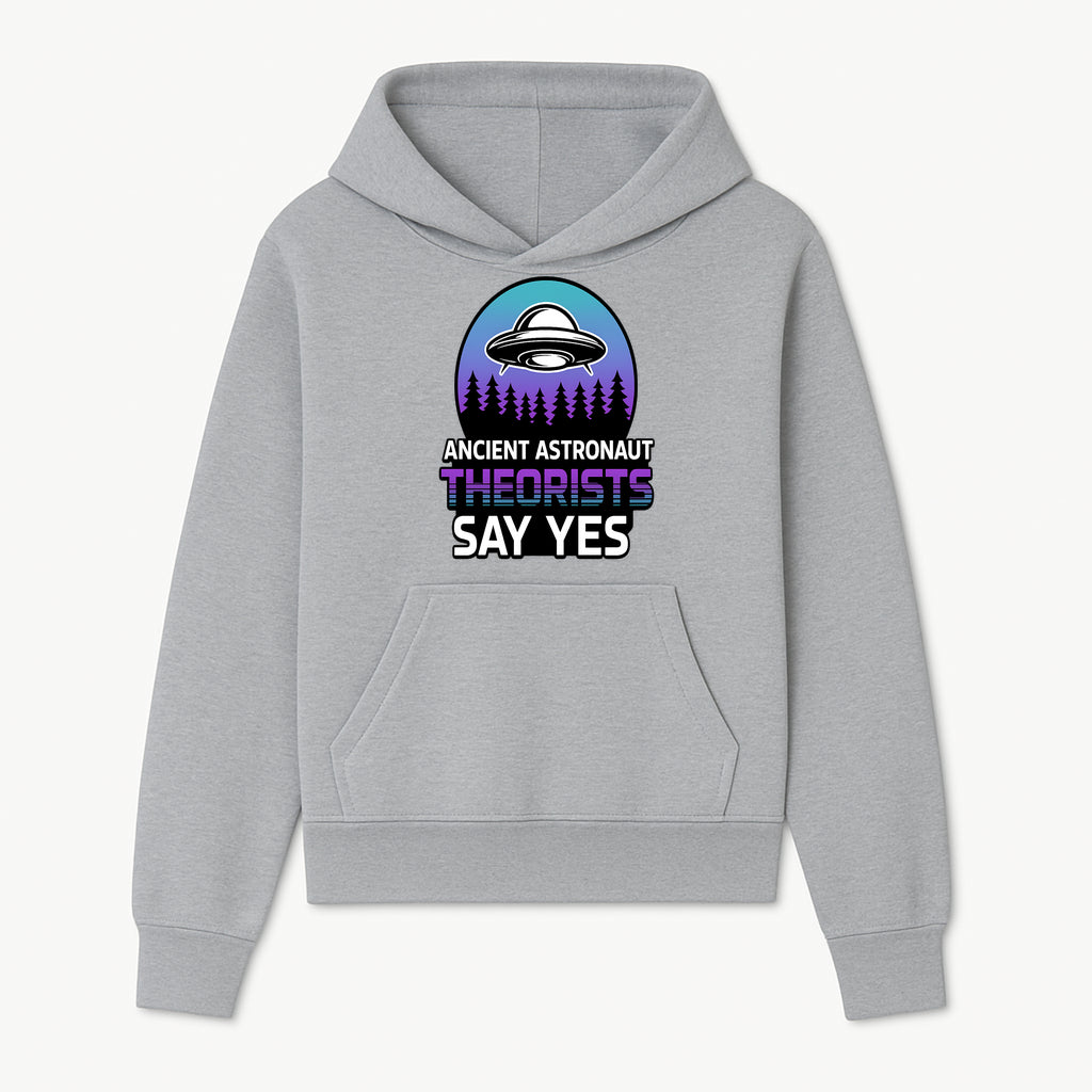 Ancient Astronaut Theorists Say Yes UFO Graphic Tee | Alien Shirt for Believers | Funny Themed Apparel for Science Fiction Fans - Hoodie 1758273079288.jpg