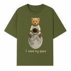 Astronaut Bear Wall Art - I Need My Space - Cute Moon Decor for Kids' Room, Nursery, or Playroom - Adorable Space-Themed Print - T-shirt 1758273084339.jpg