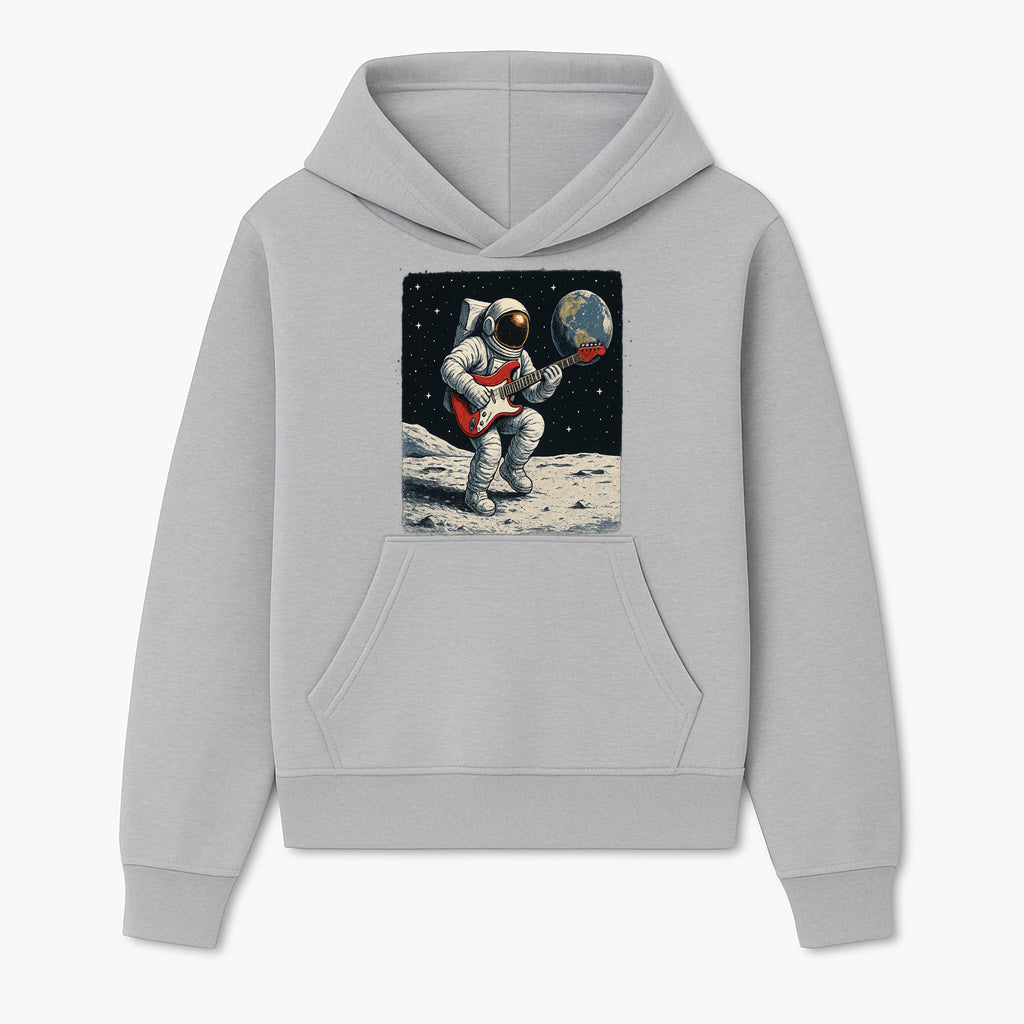 Astronaut Playing Electric Guitar in Space - Cosmic Music Art Print for Space Lovers and Musicians, Retro Style Wall Decor - Hoodie 1758273089206.jpg
