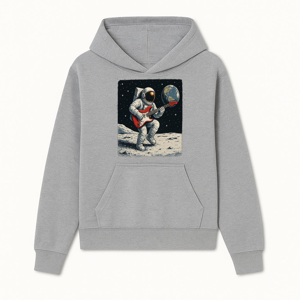 Astronaut Playing Electric Guitar in Space - Cosmic Music Art Print for Space Lovers and Musicians, Retro Style Wall Decor - Hoodie 1758273089752.jpg