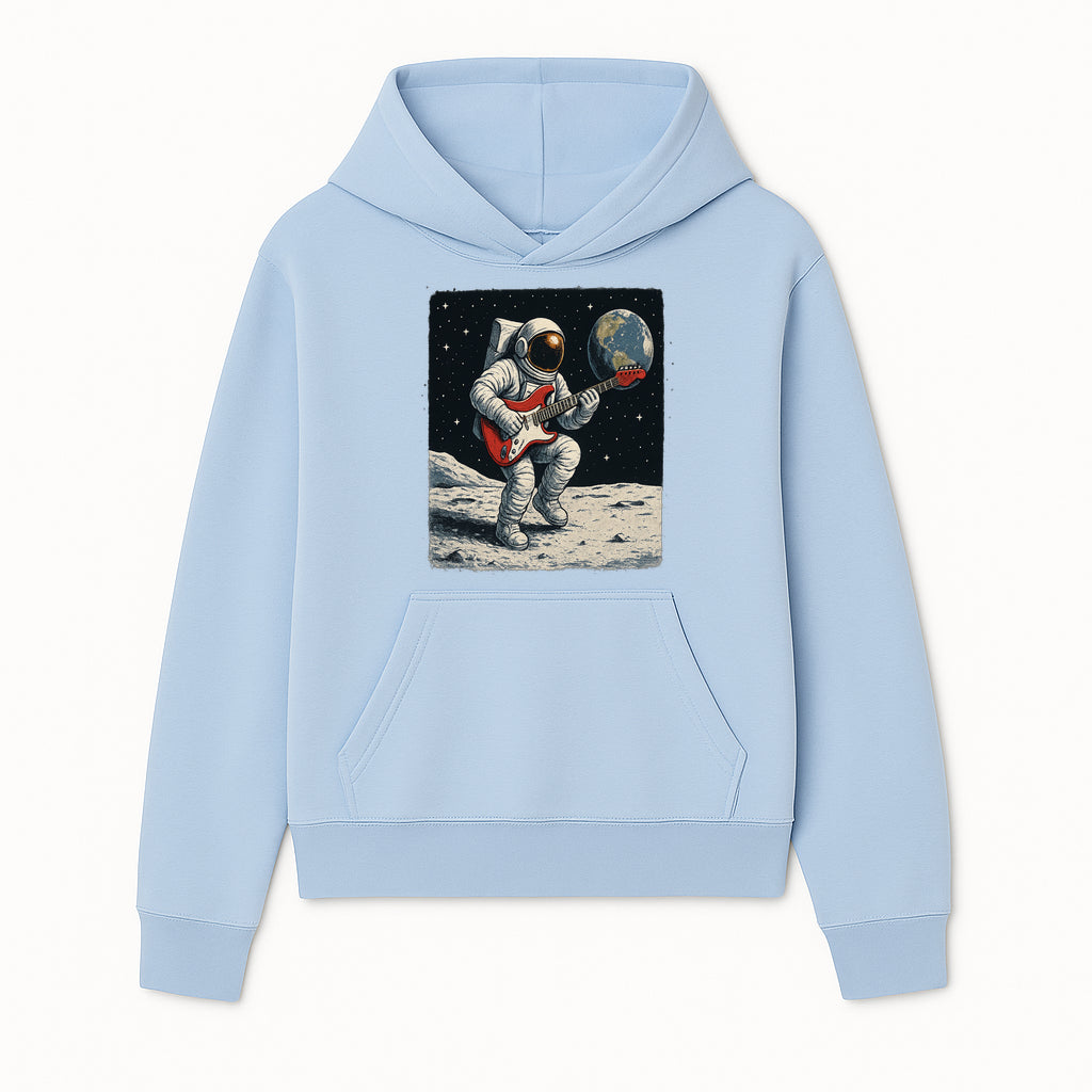 Astronaut Playing Electric Guitar in Space - Cosmic Music Art Print for Space Lovers and Musicians, Retro Style Wall Decor - Hoodie 1758273089910.jpg