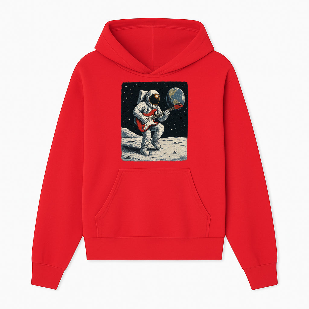 Astronaut Playing Electric Guitar in Space - Cosmic Music Art Print for Space Lovers and Musicians, Retro Style Wall Decor - Hoodie 1758273090571.jpg