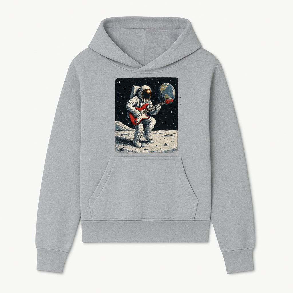 Astronaut Playing Electric Guitar in Space - Cosmic Music Art Print for Space Lovers and Musicians, Retro Style Wall Decor - Hoodie 1758273090721.jpg