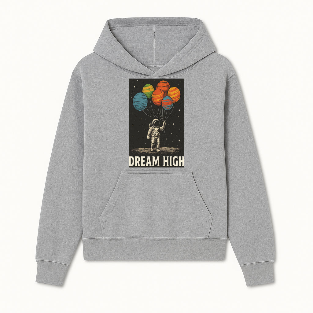 Astronaut Dreaming High with Planet Balloons Art Print Cosmic Wall Decor, Space Theme Home Art, Inspirational Astronaut Illustration - Hoodie 1758273091746.jpg