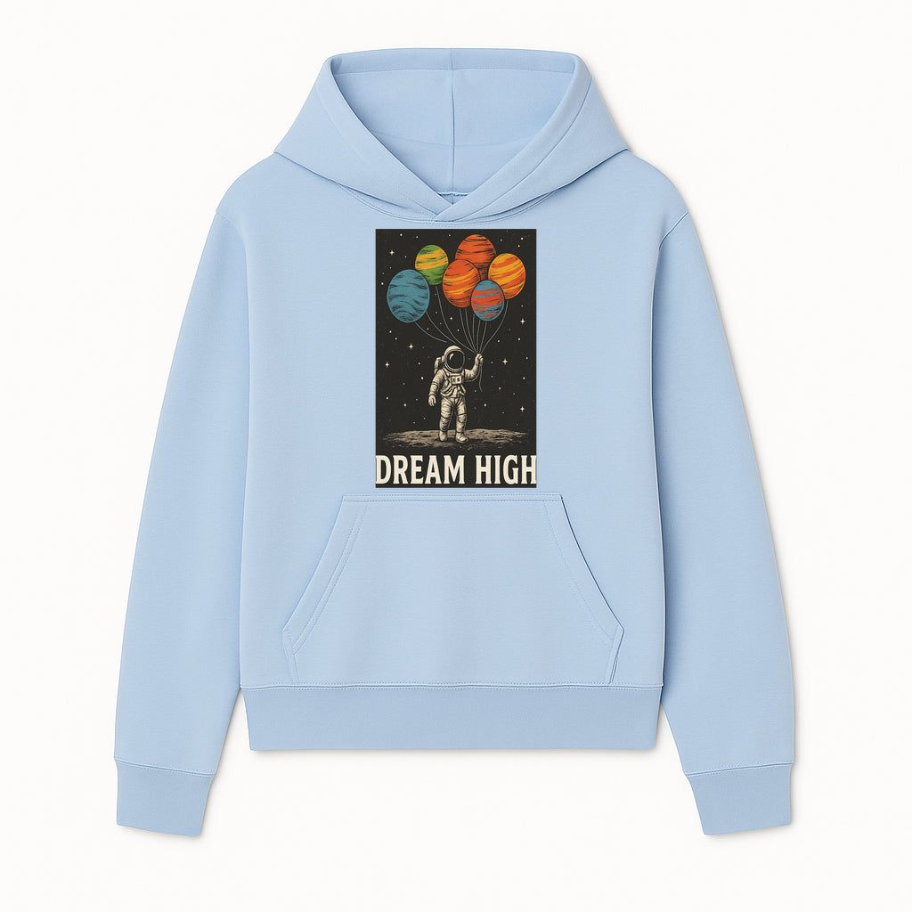 Astronaut Dreaming High with Planet Balloons Art Print Cosmic Wall Decor, Space Theme Home Art, Inspirational Astronaut Illustration - Hoodie 1758273091893.jpg