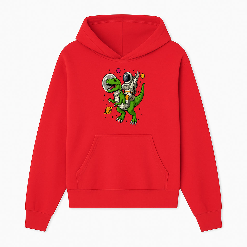 Astronaut Riding T-Rex Space Adventure Graphic Tee for Kids, Dinosaur and Space Theme Shirt, Fun Outer Space Design - Hoodie 1758273091955.jpg