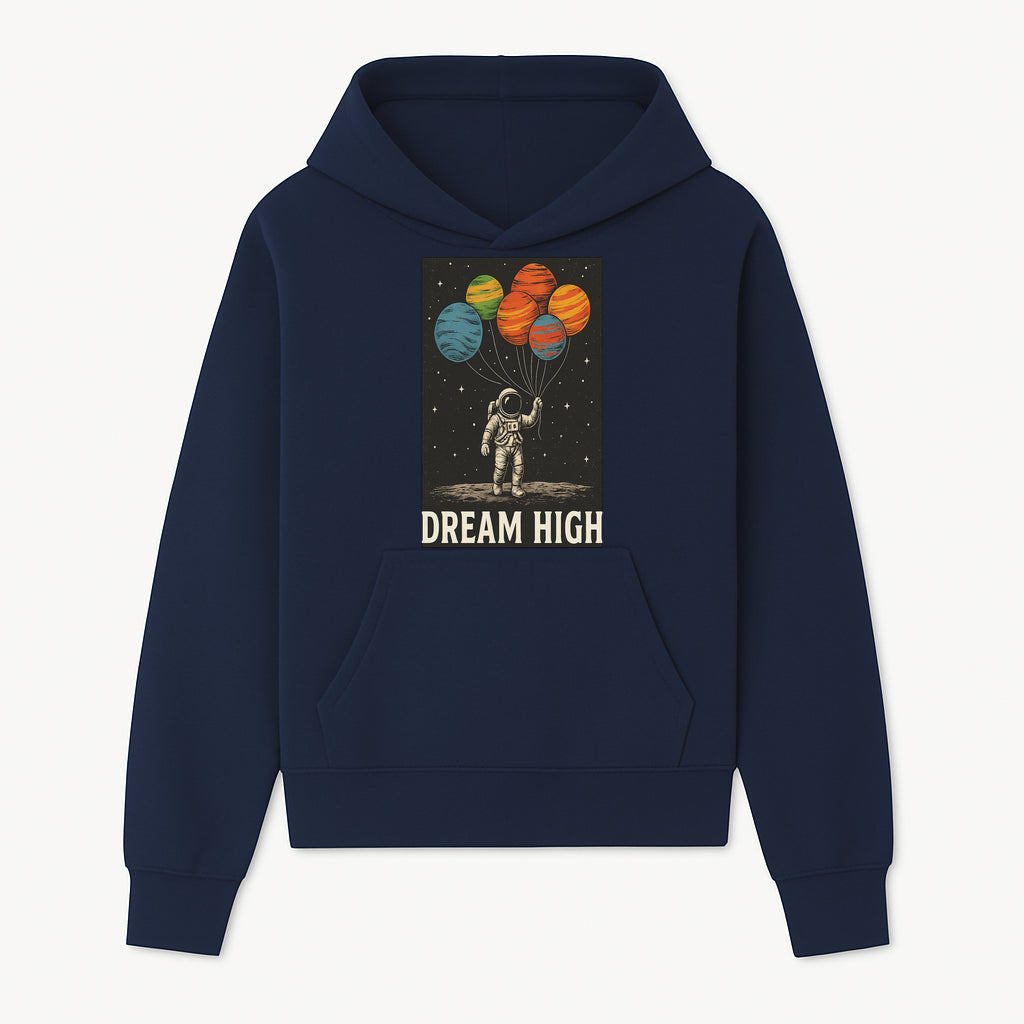 Astronaut Dreaming High with Planet Balloons Art Print Cosmic Wall Decor, Space Theme Home Art, Inspirational Astronaut Illustration - Hoodie 1758273092307.jpg