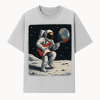 Astronaut Playing Electric Guitar in Space - Cosmic Music Art Print for Space Lovers and Musicians, Retro Style Wall Decor - T-shirt 1758273092395.jpg
