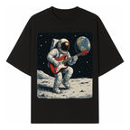 Astronaut Playing Electric Guitar in Space - Cosmic Music Art Print for Space Lovers and Musicians, Retro Style Wall Decor - T-shirt 1758273092553.jpg