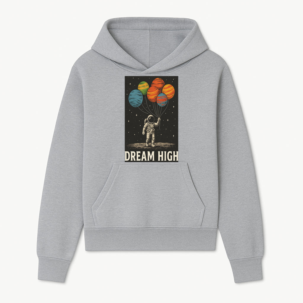 Astronaut Dreaming High with Planet Balloons Art Print Cosmic Wall Decor, Space Theme Home Art, Inspirational Astronaut Illustration - Hoodie 1758273092585.jpg