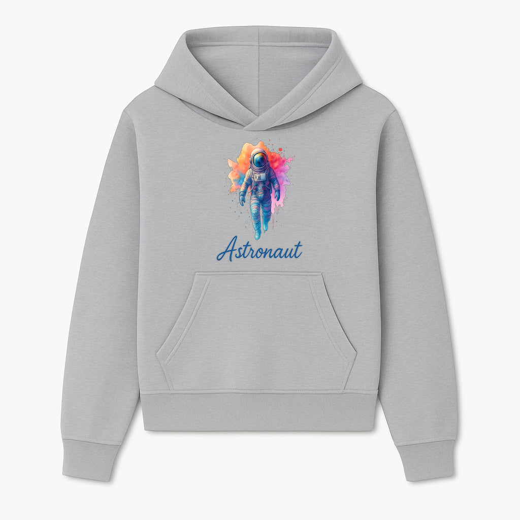 Colorful Astronaut Art Print | Space Exploration Wall Decor | Cosmic Space Theme | Unique Gift for Space Lovers - Hoodie 1758273093073.jpg