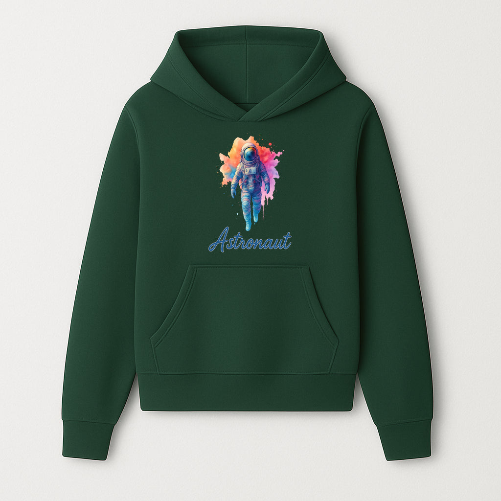 Colorful Astronaut Art Print | Space Exploration Wall Decor | Cosmic Space Theme | Unique Gift for Space Lovers - Hoodie 1758273093542.jpg