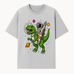 Astronaut Riding T-Rex Space Adventure Graphic Tee for Kids, Dinosaur and Space Theme Shirt, Fun Outer Space Design - T-shirt 1758273093724.jpg