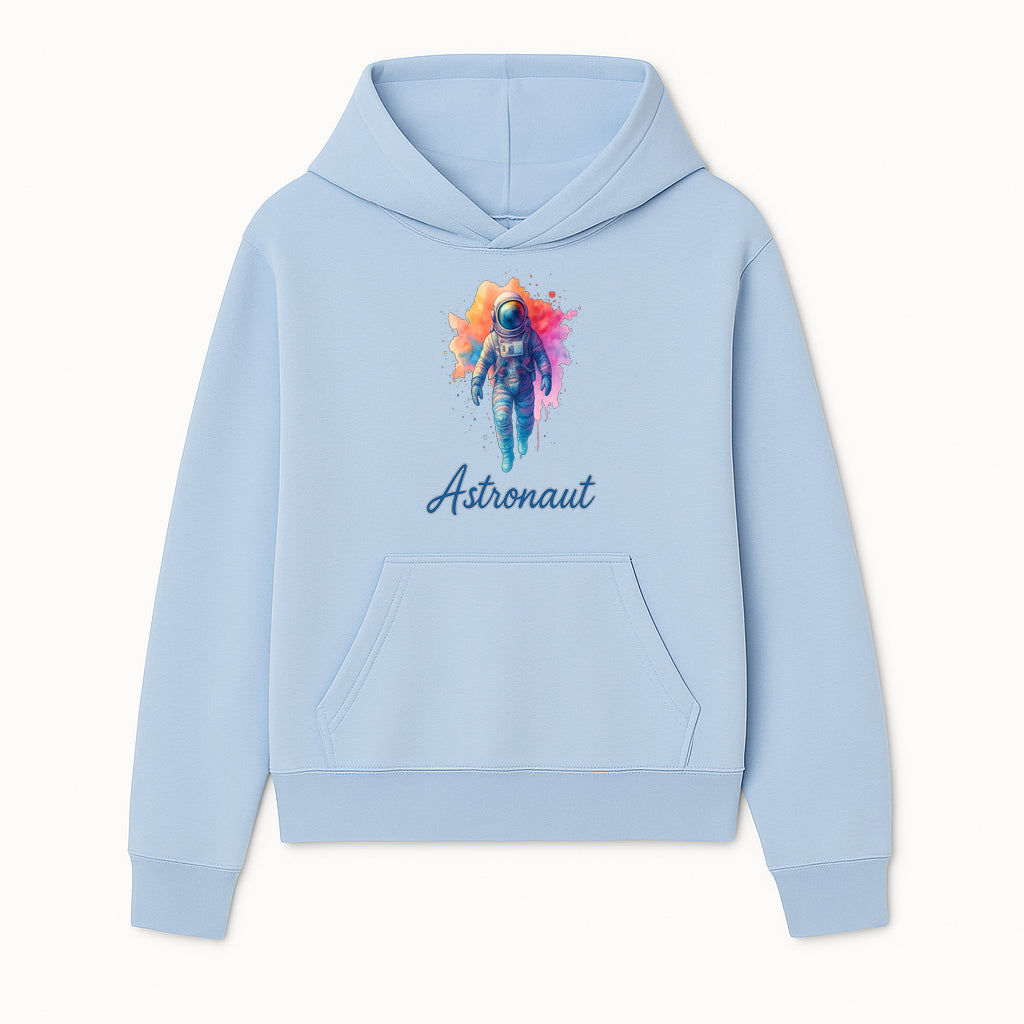 Colorful Astronaut Art Print | Space Exploration Wall Decor | Cosmic Space Theme | Unique Gift for Space Lovers - Hoodie 1758273093871.jpg