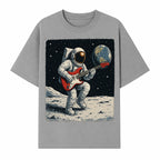Astronaut Playing Electric Guitar in Space - Cosmic Music Art Print for Space Lovers and Musicians, Retro Style Wall Decor - T-shirt 1758273093901.jpg