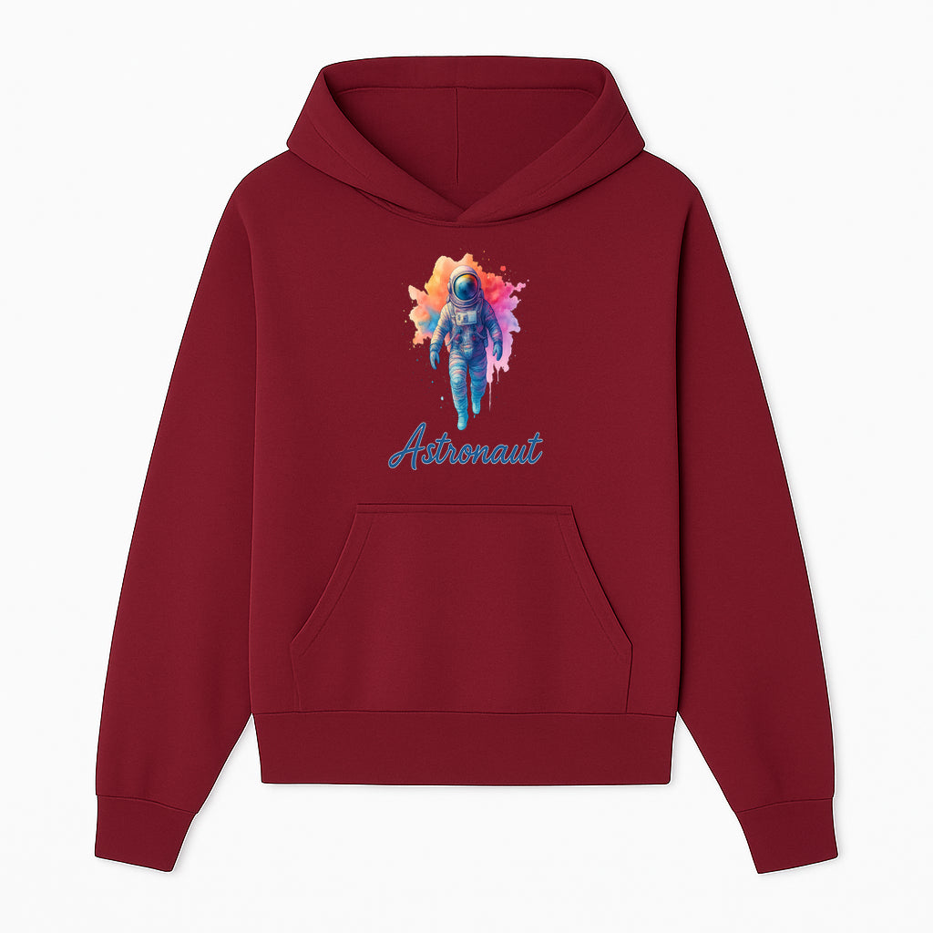 Colorful Astronaut Art Print | Space Exploration Wall Decor | Cosmic Space Theme | Unique Gift for Space Lovers - Hoodie 1758273094236.jpg