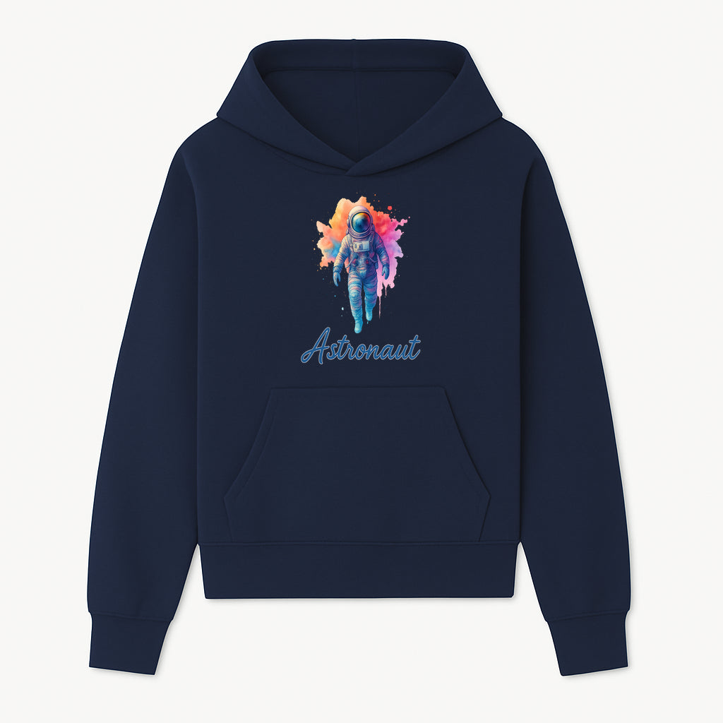 Colorful Astronaut Art Print | Space Exploration Wall Decor | Cosmic Space Theme | Unique Gift for Space Lovers - Hoodie 1758273094376.jpg