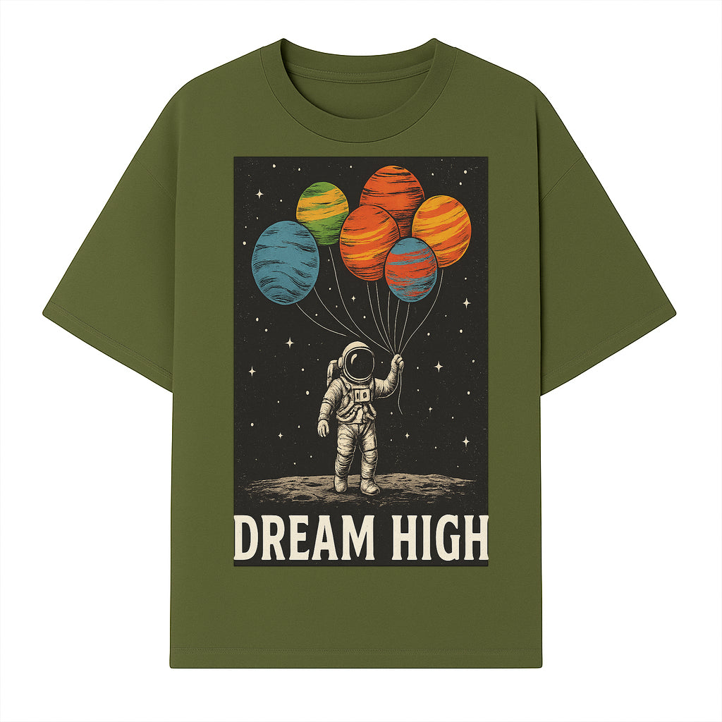Astronaut Dreaming High with Planet Balloons Art Print Cosmic Wall Decor, Space Theme Home Art, Inspirational Astronaut Illustration - T-shirt 1758273094679.jpg