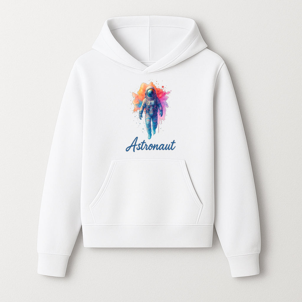 Colorful Astronaut Art Print | Space Exploration Wall Decor | Cosmic Space Theme | Unique Gift for Space Lovers - Hoodie 1758273094840.jpg