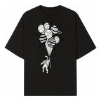 Astronaut with Planet Balloons Graphic Tee, Space Theme Shirt, Cosmic Adventure Apparel, Unisex Astronaut Design, Gift for Space Lovers - T-shirt 1758273095036.jpg