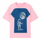 Astronaut Holding Moon Balloon T-Shirt | Space Themed Graphic Tee | Unique Gift for Sci-Fi Lovers and Dreamers - T-shirt 1758273095083.jpg