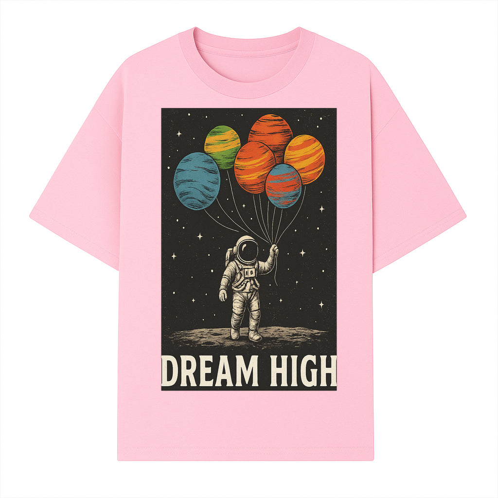 Astronaut Dreaming High with Planet Balloons Art Print Cosmic Wall Decor, Space Theme Home Art, Inspirational Astronaut Illustration - T-shirt 1758273095130.jpg